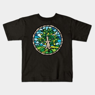 Mosaic Tree Kids T-Shirt